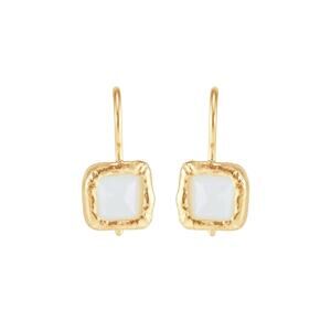 SILPADA Mediterra Glow Drop Earrings in 14K Gold-Plated Sterling Silver